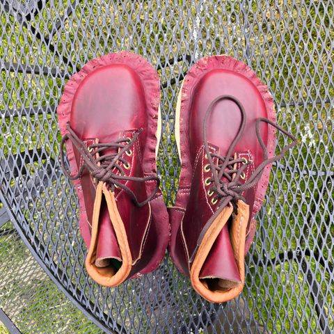 DIY Barefoot Boot in Horween Burgundy Chromexcel