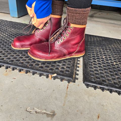 DIY Barefoot Boot in Horween Burgundy Chromexcel