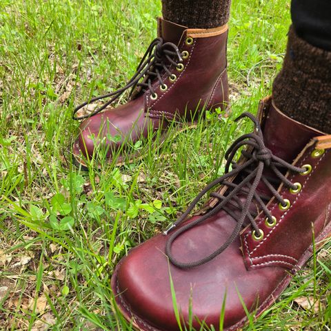 DIY Barefoot Boot in Horween Burgundy Chromexcel