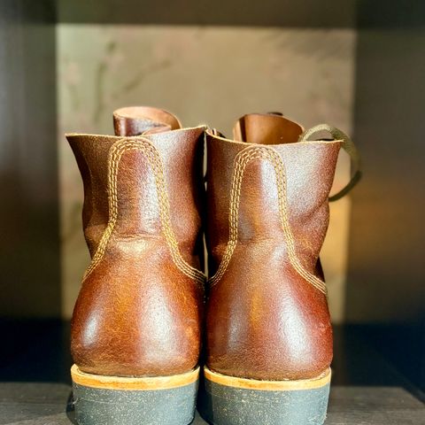 Craft & Glory Prototype Service Boot in Horween Cinnamon Waxed Flesh