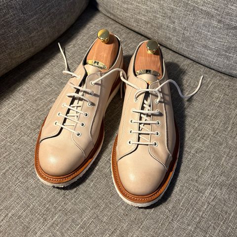 Tricker's Dominic Monkey Shoe in Cream Funchal