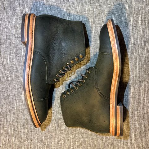 Grant Stone Cap Toe Boot in C.F. Stead Forest Kudu