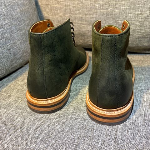 Grant Stone Cap Toe Boot in C.F. Stead Forest Kudu