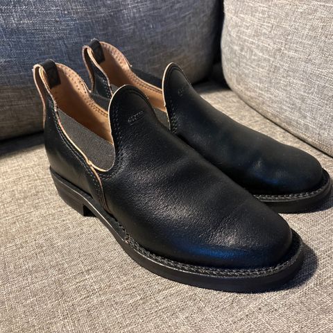 Wesco Romeo in Horween Navy Waxed Flesh