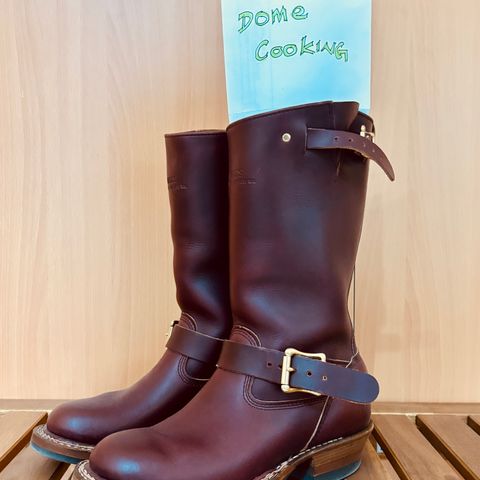 White's Nomad Engineer Boots in Horween Burgundy Chromexcel