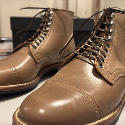 Viberg Service Boot BCT in Maryam Taupe TPR Horsebutt