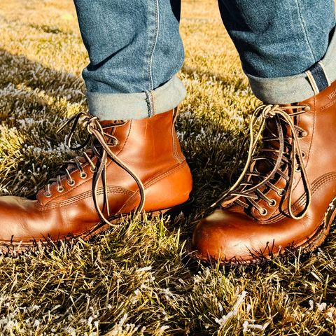 White's 350 Cutter in Horween British Tan Chromexcel