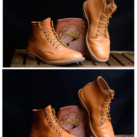 Wesco Johannes in Horween Natural Essex