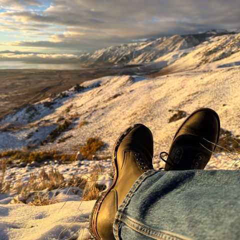 Viberg Service Boot in Horween Olive Chromepak