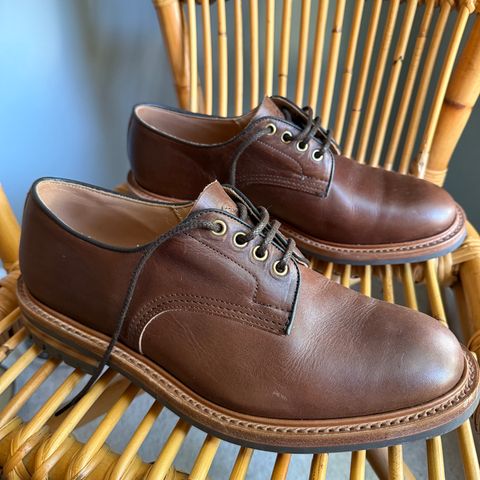 Tricker's Daniel Tramping Shoe in Horween Brown Nut Dublin