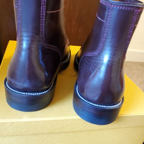 TXTURE Txture / Pacific boots in Red Wine Pull Up (local)