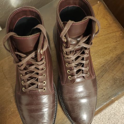 TXTURE Txture / Pacific boots in Red Wine Pull Up (local)