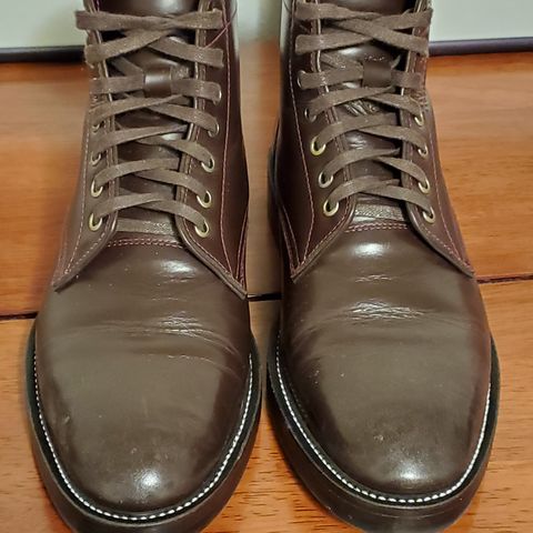 TXTURE Txture / Pacific boots in Red Wine Pull Up (local)