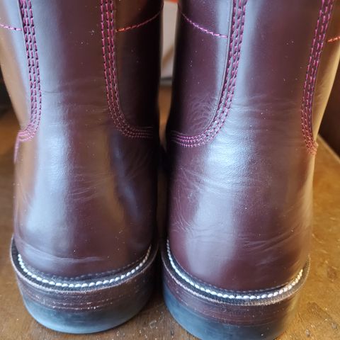TXTURE Txture / Pacific boots in Red Wine Pull Up (local)
