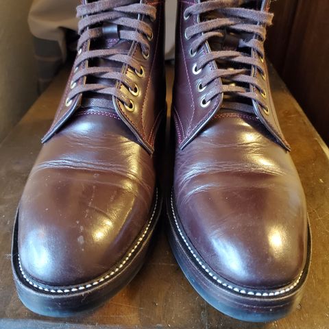 TXTURE Txture / Pacific boots in Red Wine Pull Up (local)