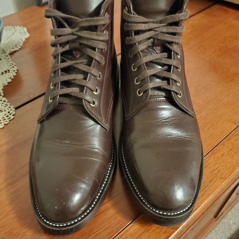 TXTURE Txture / Pacific boots in Red Wine Pull Up (local)