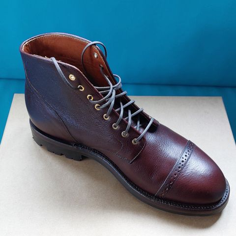 Grant Stone Garrison Boot in C.F. Stead Crimson Classic Kudu