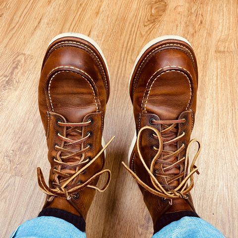 Search result thumbnail of Red Wing 6-Inch Classic Moc in S.B. Foot Copper Rough and Tough