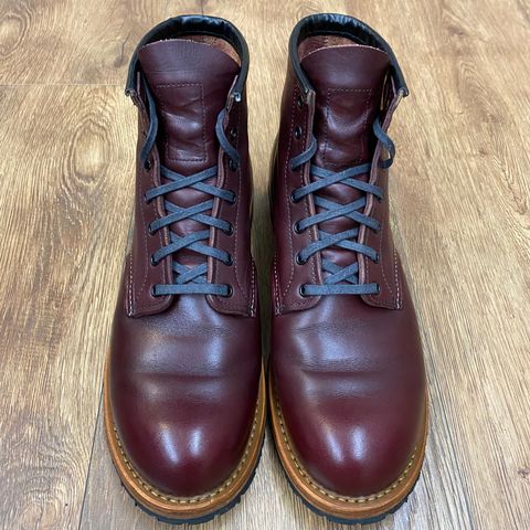 View photo of Red Wing Beckman in S.B. Foot Black Cherry Featherstone