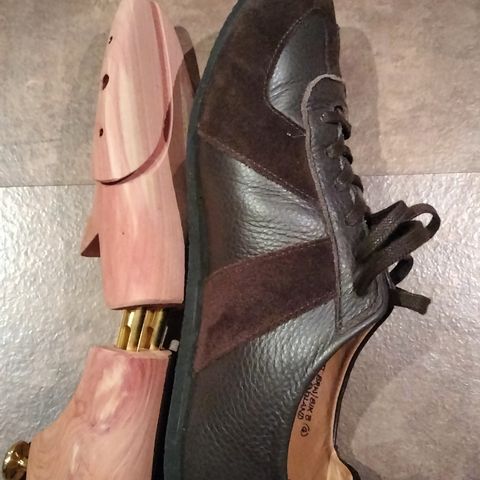 Crown Northampton Adnitt Gat Shoe in Brown Calf Leather & Janus Calf Suede