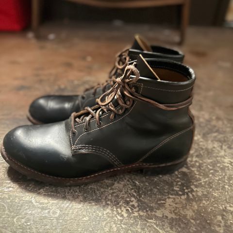 Red Wing Beckman Flatbox in S.B. Foot Black Klondike