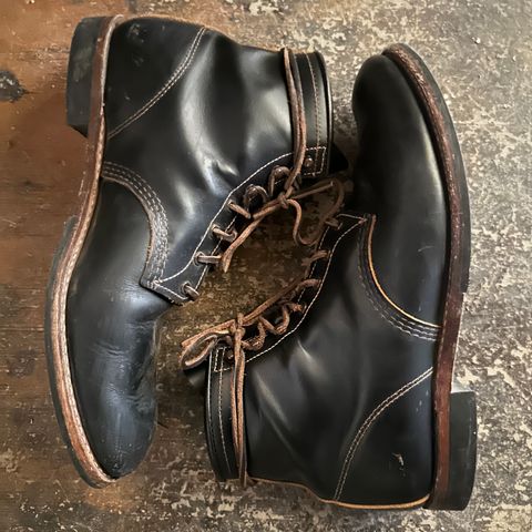 Red Wing Beckman Flatbox in S.B. Foot Black Klondike