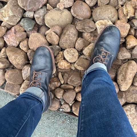 Red Wing Beckman Flatbox in S.B. Foot Black Klondike