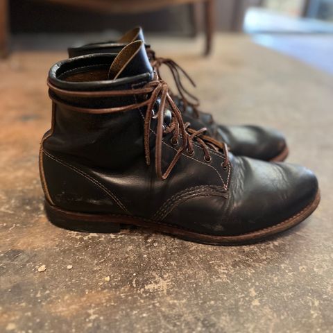 Red Wing Beckman Flatbox in S.B. Foot Black Klondike