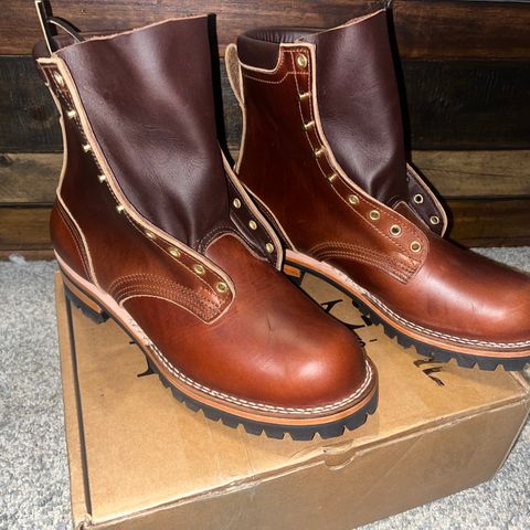 Nicks Lace Up Heritage in 64 Brown Double Shot