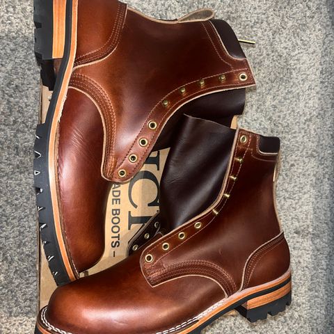 Nicks Lace Up Heritage in 64 Brown Double Shot