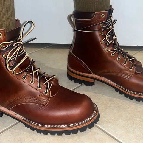 Nicks Lace Up Heritage in 64 Brown Double Shot