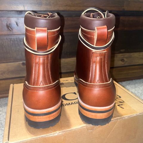 Nicks Lace Up Heritage in 64 Brown Double Shot