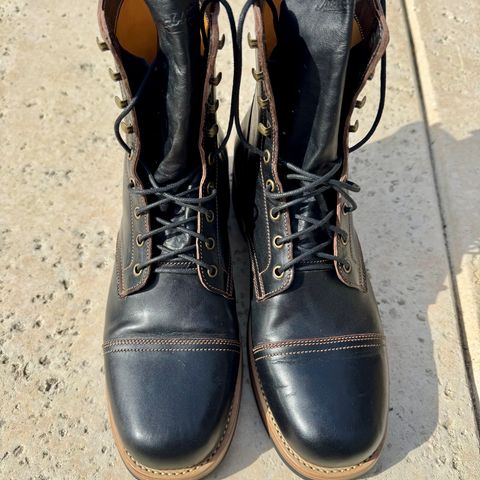Jakkrabbits Field Boots in Shinki Black Teacore Horsehide
