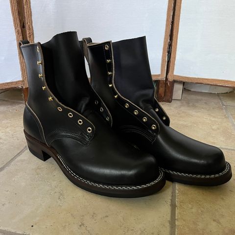 Nicks Lace Up Heritage in Horween Black Chromexcel