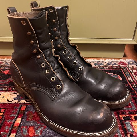 Nicks Lace Up Heritage in Horween Black Chromexcel