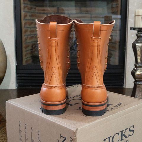 Nicks DomePro in Wickett & Craig Tan English Bridle