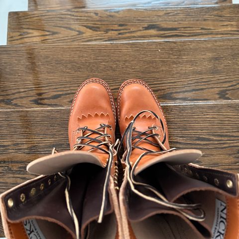 Nicks DomePro in Wickett & Craig Tan English Bridle