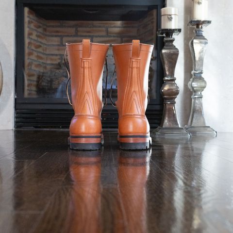 Nicks DomePro in Wickett & Craig Tan English Bridle