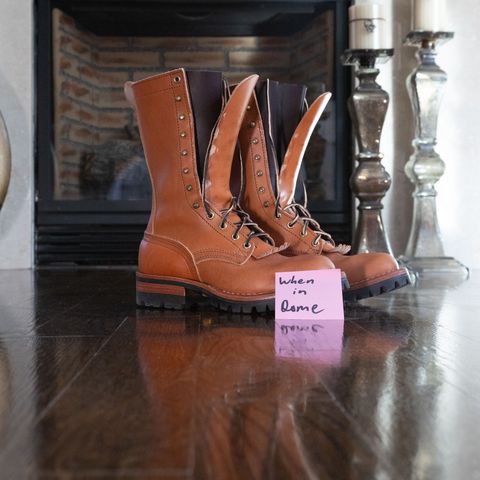 Nicks DomePro in Wickett & Craig Tan English Bridle