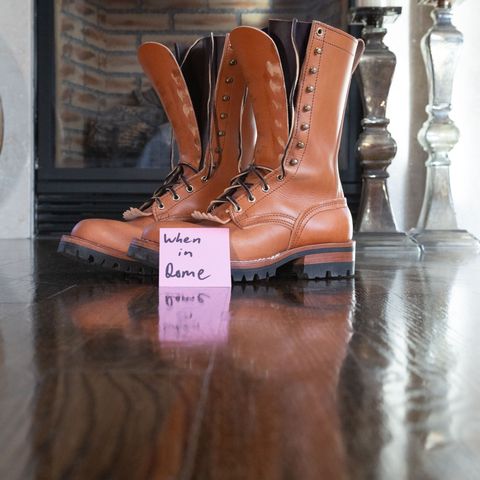 Nicks DomePro in Wickett & Craig Tan English Bridle