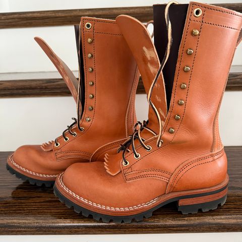 Nicks DomePro in Wickett & Craig Tan English Bridle