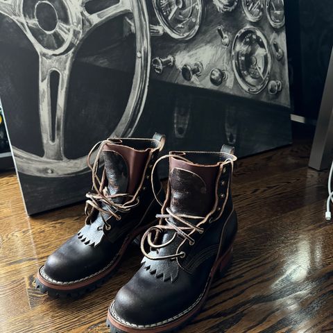 Nicks Urban Logger in Horween Brown Waxed Flesh