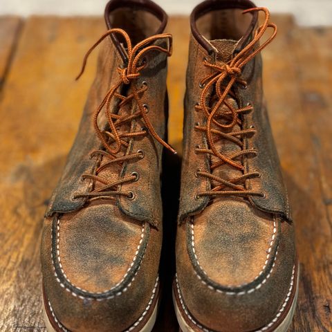 View photo of Red Wing 6-Inch Classic Moc in S.B. Foote Dusty Rose Abilene