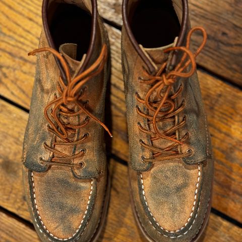 View photo of Red Wing 6-Inch Classic Moc in S.B. Foote Dusty Rose Abilene