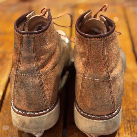 View photo of Red Wing 6-Inch Classic Moc in S.B. Foote Dusty Rose Abilene