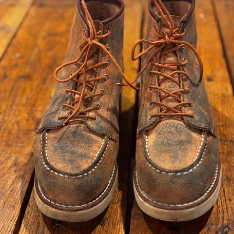 View photo of Red Wing 6-Inch Classic Moc in S.B. Foote Dusty Rose Abilene