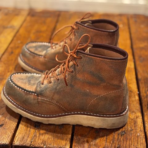 View photo of Red Wing 6-Inch Classic Moc in S.B. Foote Dusty Rose Abilene