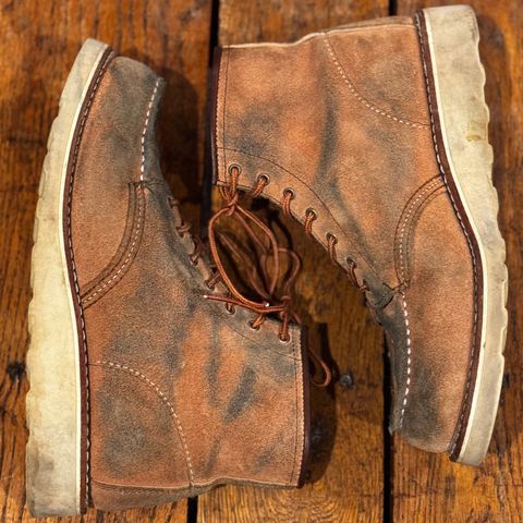 View photo of Red Wing 6-Inch Classic Moc in S.B. Foote Dusty Rose Abilene