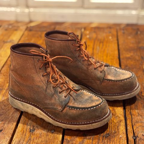 View photo of Red Wing 6-Inch Classic Moc in S.B. Foote Dusty Rose Abilene