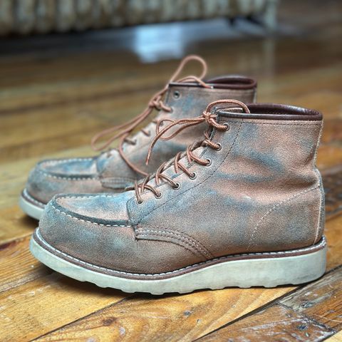 View photo of Red Wing 6-Inch Classic Moc in S.B. Foote Dusty Rose Abilene